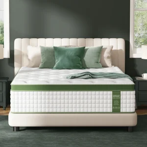 Sleepmax 14 inch Firm Queen Hybrid Mattress in a Box, 760 + Pocket Springs for Motion Isolation
